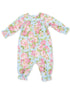 Smocked Long Sleeve Romper, Angeline Floral