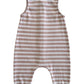 Tan Stripe / Organic Ribbed Bay Jumpsuit