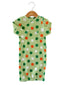 Organic Waffle Gown, Green Clover