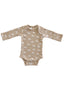 Tan Rainbow / Organic Long Sleeve Bodysuit