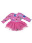 Twirly Long Sleeve Tutu Dress, Varsity Cheer