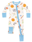 2-Way Zip Romper, Sports Ball Friends