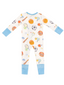 2-Way Zip Romper, Sports Ball Friends