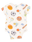 Short Sleeve Bodysuit, Sports Ball Friends