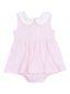 Peter Pan Collared Bubble, Stripe Classic Pink