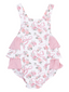 Ruffle Sunsuit, Ribbons & Flowers