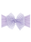 Tulle FAB-BOW-LOUS Bow, Light Orchid Gingham