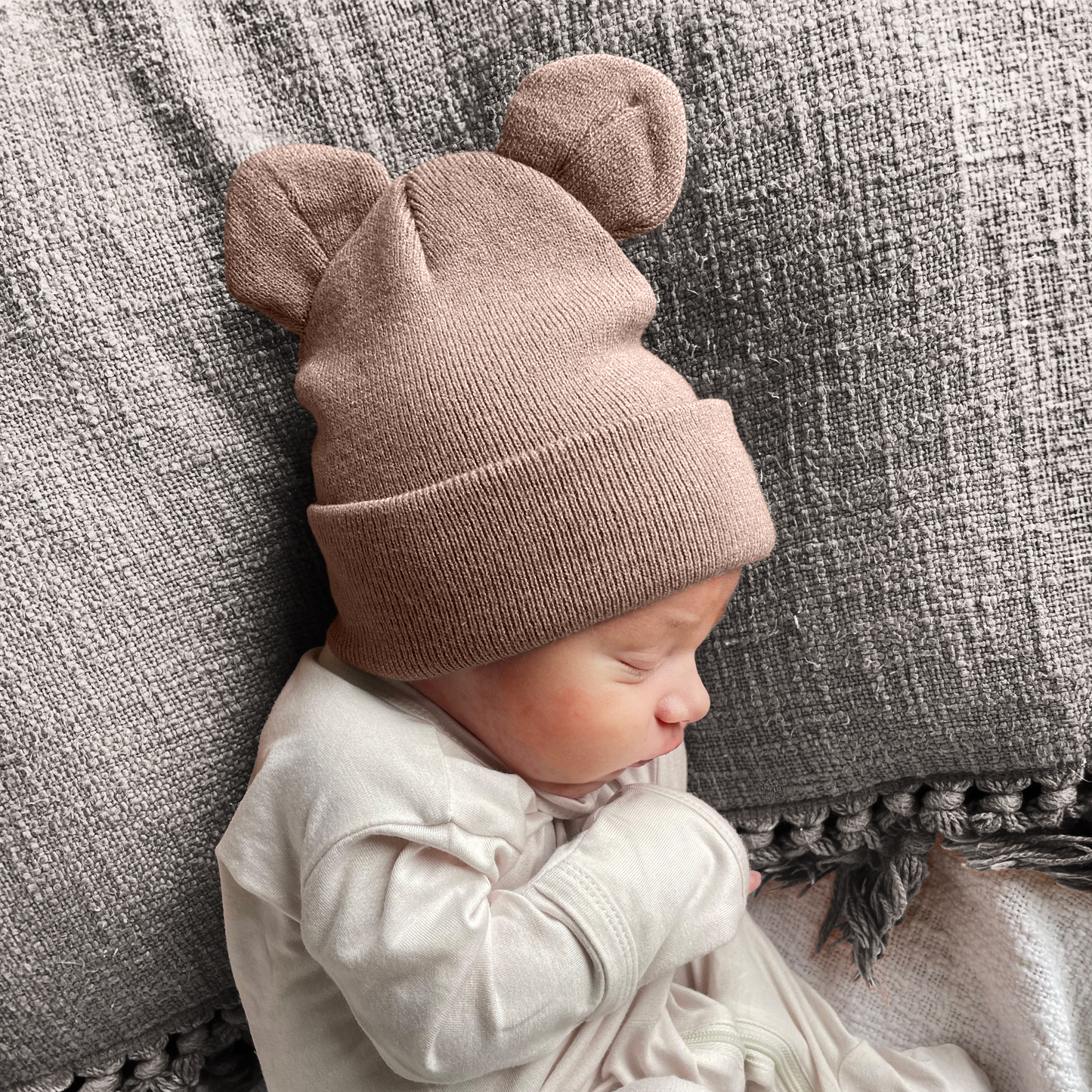 Baby's First Hat, Tan Bear