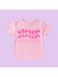 Kid's Graphic Short Sleeve Tee, Girl Gang / Pink