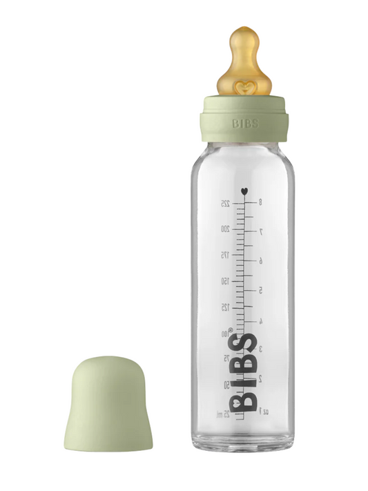 Baby Glass Bottle Complete Set, Sage 8oz