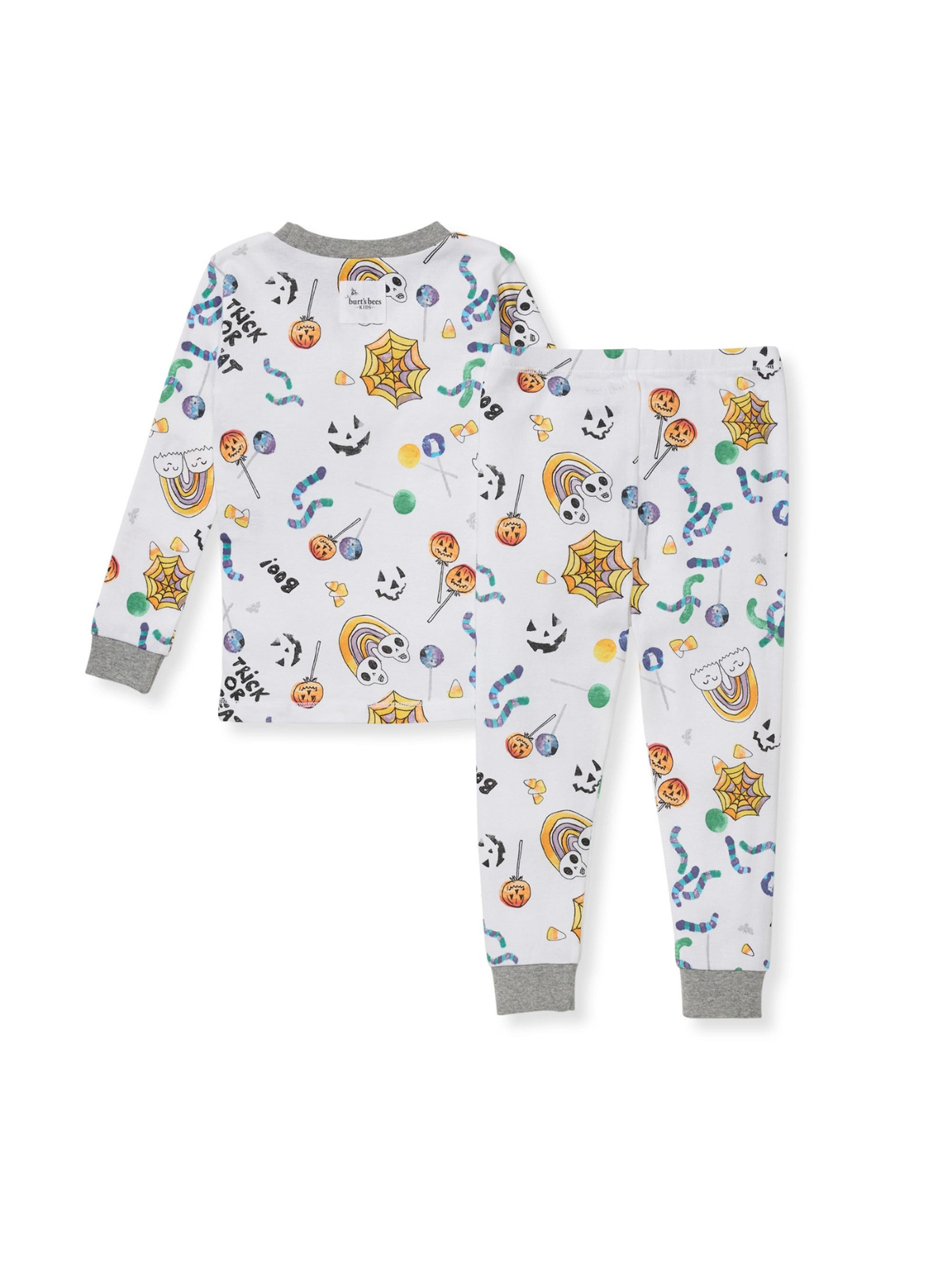 Organic 2 Piece Pajama Set Halloween Treats SpearmintLOVE