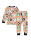 Organic 2-Piece Pajama Set, Haunted Castle