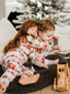 Organic 2-Piece Pajama Set, Holiday Toy Train