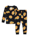 Organic 2-Piece Pajama Set, Midnight Pumpkins