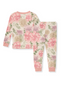 Organic 2-Piece Pajama Set, Mountain Floral