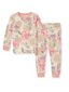 Organic 2-Piece Pajama Set, Mountain Floral