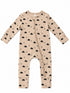 Cowboy Hats / Organic Cotton 2-Way Zip Romper