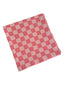 Strawberry/Rosy Checkerboard / Organic Swaddle