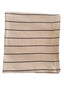 Tan/Black Stripe / Organic Ribbed Swaddle