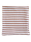 Tan Stripe / Organic Ribbed Swaddle