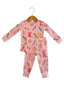 Organic Waffle 2-Piece Set, Cottontail Pink