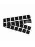 Black and white plaid ribbon with "BAU HOUND" label, ideal for crafts and accessories.