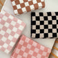 Phufy® Bliss Checkerboard Blanket, Nutmeg