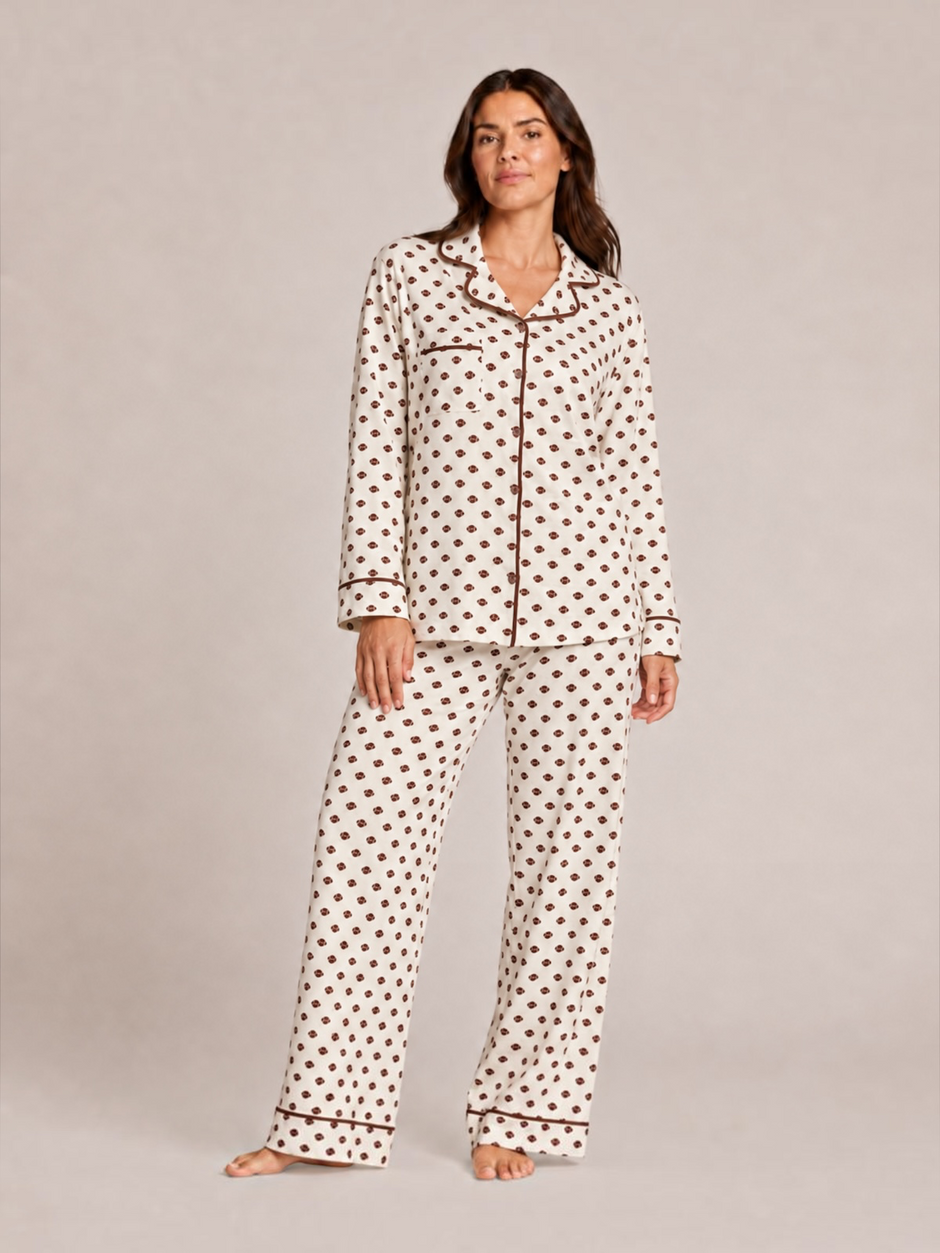 Football / Organic Pointelle Women's Lounge Set