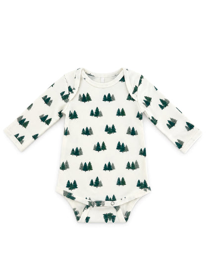 Evergreen Grove / Organic Cotton Long Sleeve Bodysuit