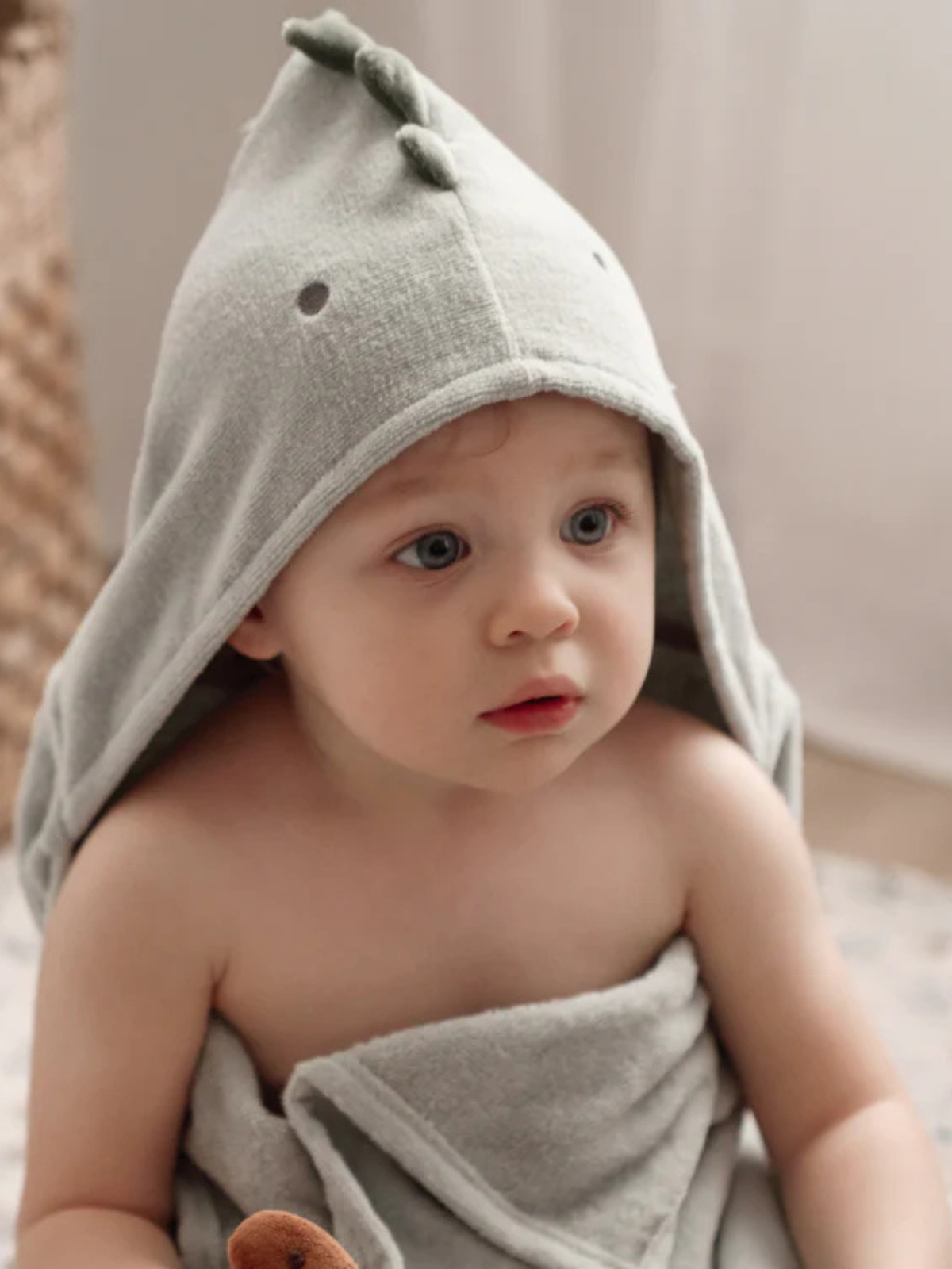 Dinosaur hooded towel baby hotsell
