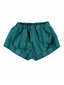 Linen Shorts, Emerald Stripes