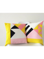 How About Frankie Cushion Cover, Pink/Yellow