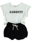 T-Shirt, White "Garrett"