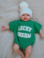 Sweater Romper, Lucky Charm Green