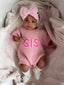 Sis Sweater Romper, Pink