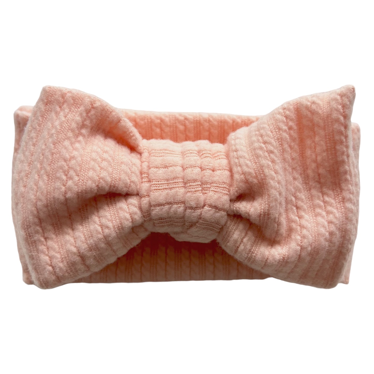 Sweater Bow, Peachy Pink