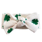 Organic Waffle Knot Bow, Clover