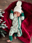 2-Way Convertible Zip Romper, Winterfresh Candy Cane