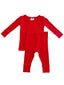 Long Sleeve 2-Piece Set, Red