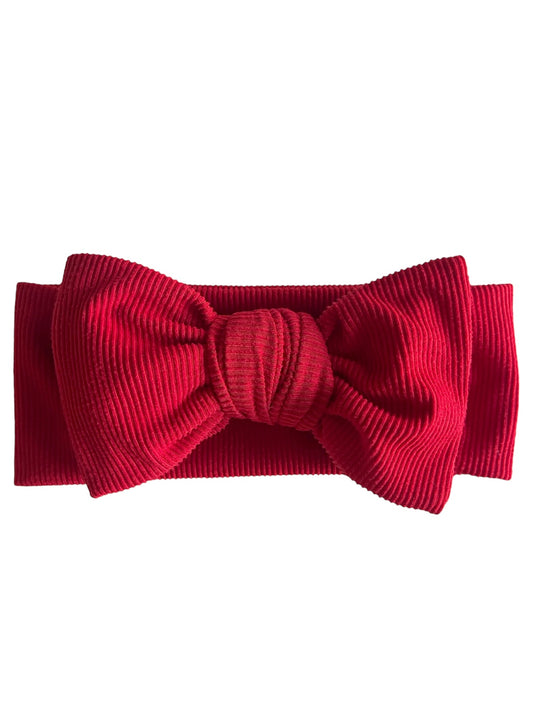 Ribbed Bow, Red