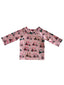 Pink Golf Cart / Maui Rashguard / UPF 50+