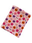 Organic Cotton Waffle Swaddle Blanket, Candy Skulls Pink