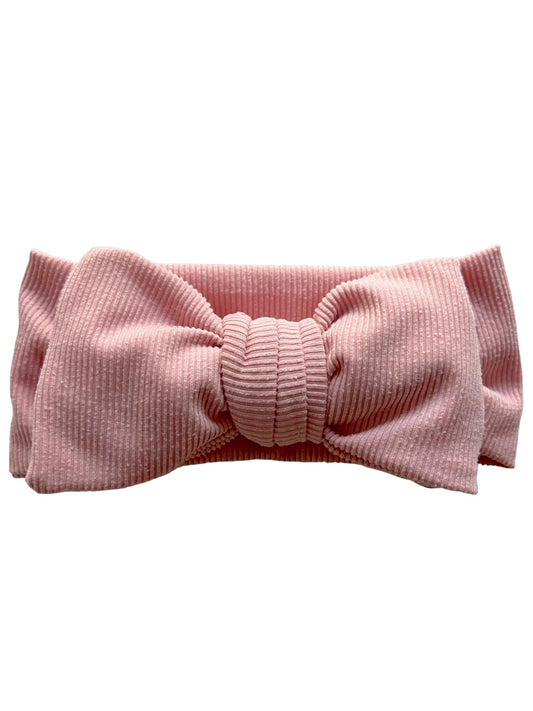 Ribbed Bow, Blossom Pink
