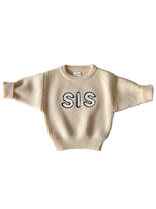 Sis Knit Sweater, Soft White