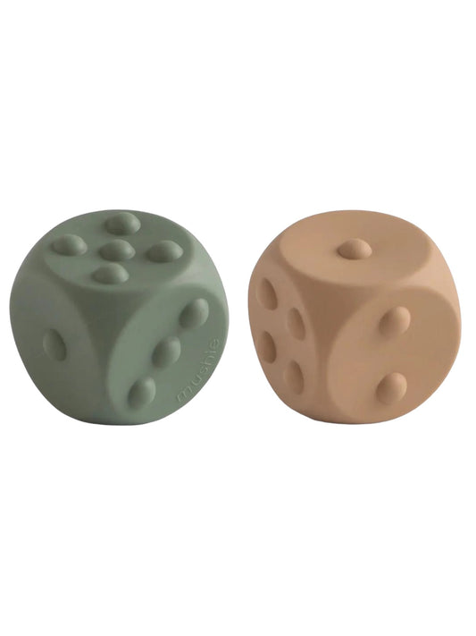 Dice Press Toy 2 Pack, Dried Thyme/Natural