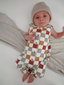 Cannoli Checkerboard / Organic Bay Jumpsuit