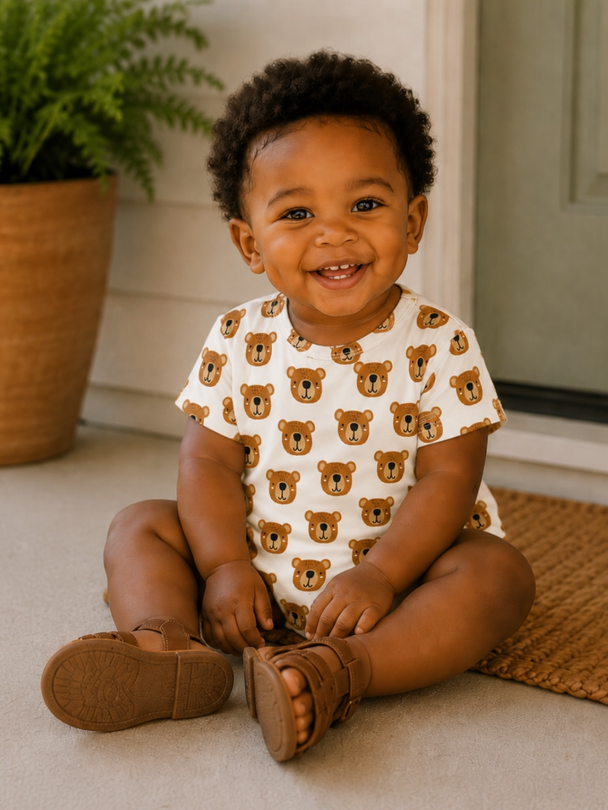 Baby Bear / Organic Cotton T-Shirt Bubble