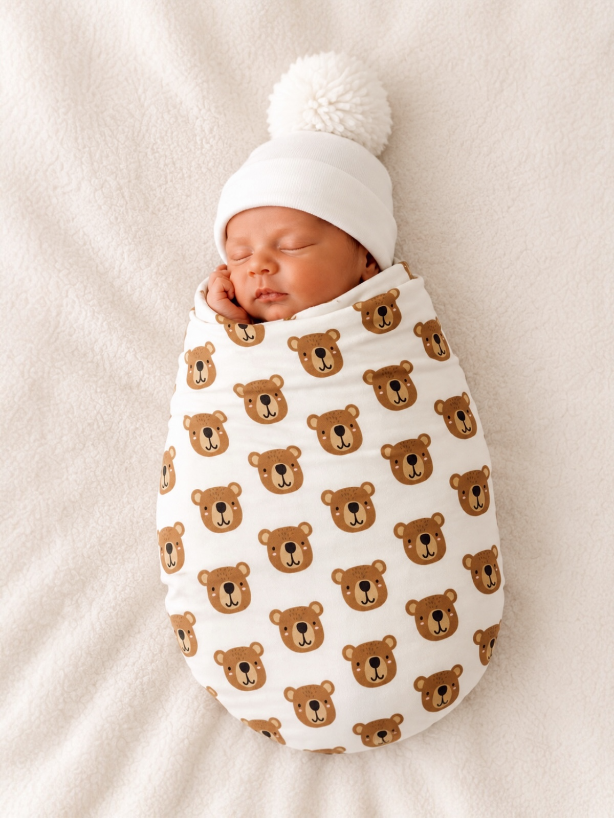 Baby Bear / Organic Cotton Swaddle