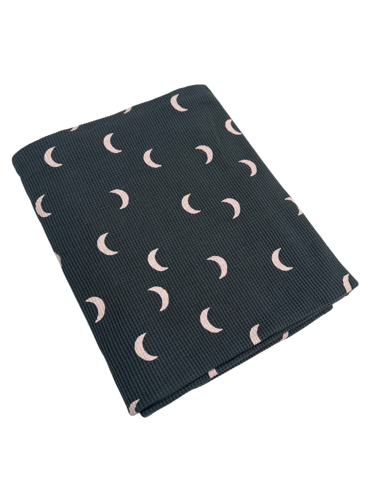 Organic Cotton Waffle Swaddle Blanket, Moon SpearmintLOVE