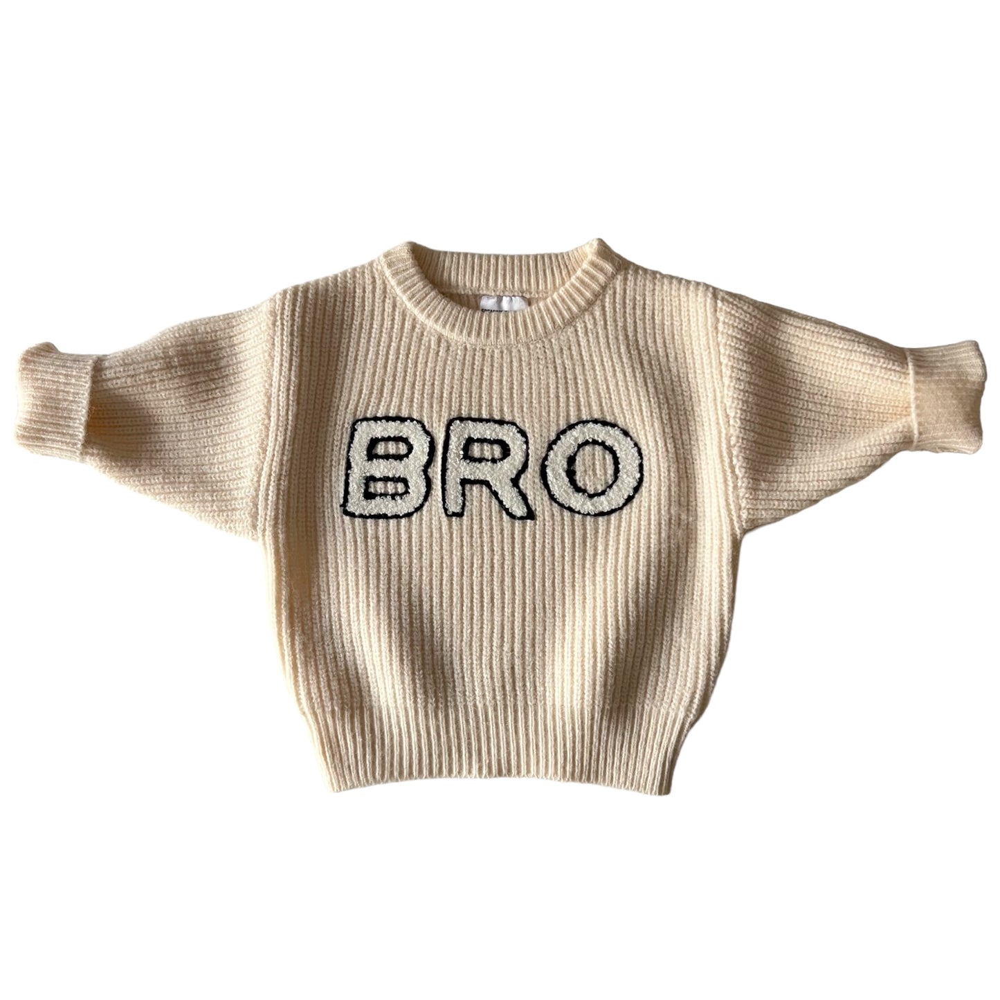 Bro Knit Sweater, Soft White
